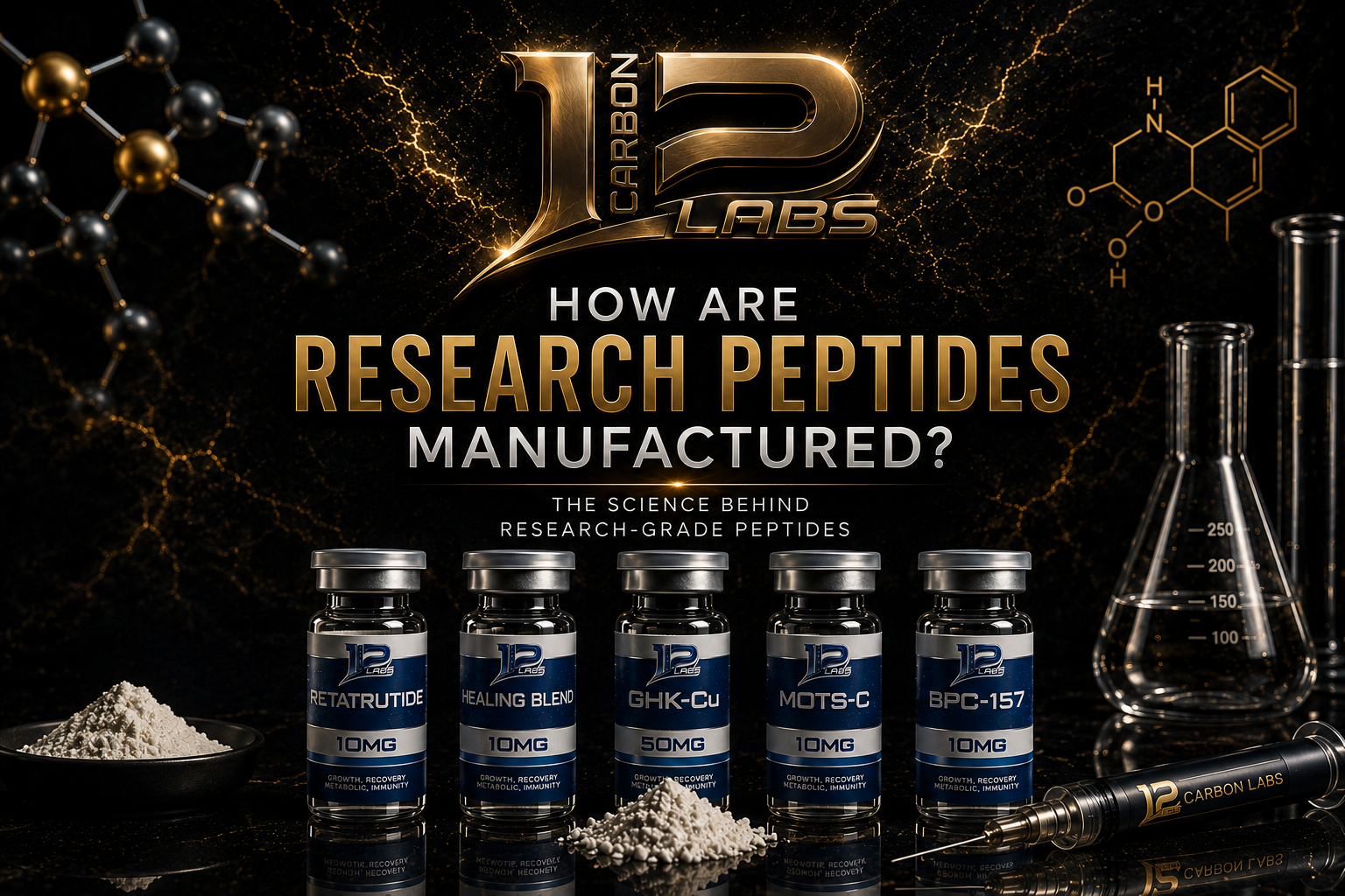 How Are Research Peptides Manufactured? | The Science Behind Research-Grade Peptides
